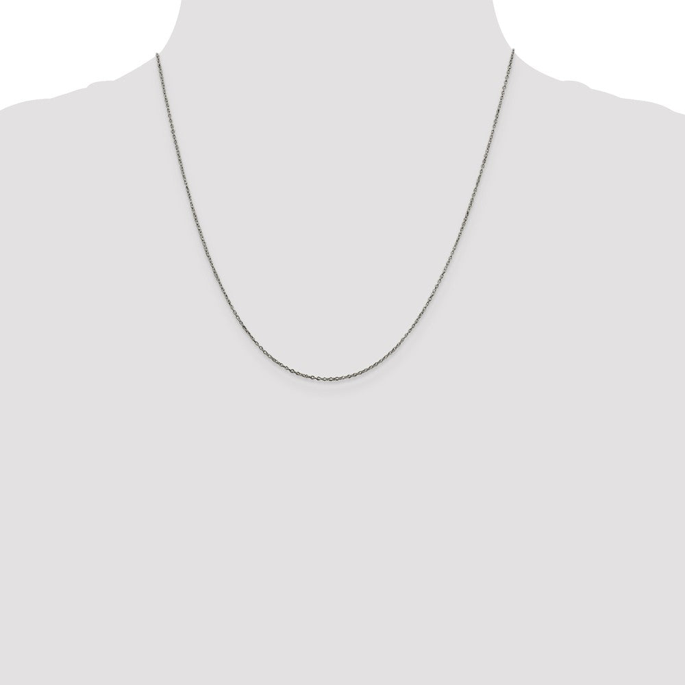 Sterling Silver 1.10mm Cable Chain