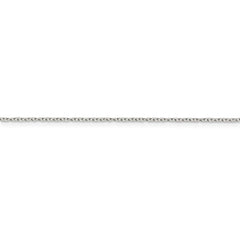 Sophia Jewelers Polished 925 Sterling Silver 18" Cable Chain Necklace