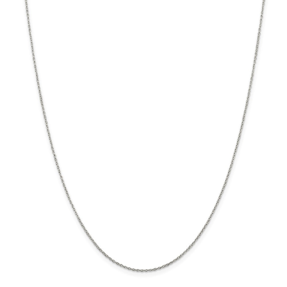 Sophia Jewelers Polished 925 Sterling Silver 18" Cable Chain Necklace