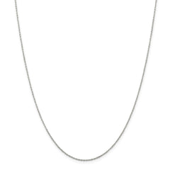 Sophia Jewelers Polished 925 Sterling Silver 18" Cable Chain Necklace