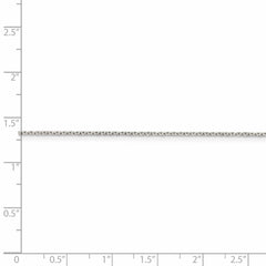 Sophia Jewelers Sterling Silver Diamond-Cut Cable Necklace 18 Polished