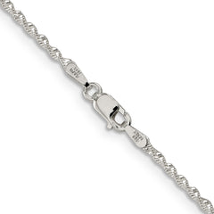 Sterling Silver 1.65mm Twisted Herringbone Chain