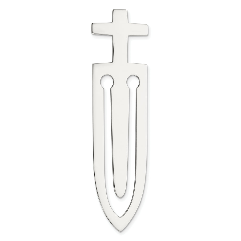 Sterling Silver Cross Book Mark