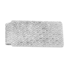 Sterling Silver Rhodium-plated Money Clip