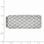 Sterling Silver Rhodium-plated Money Clip