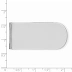 Sterling Silver Rhodium-plated Money Clip