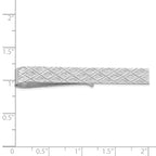 Sophia Jewelers Sterling Silver Rhodium-Plated Polished Men's Tie Bar