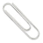 Sophia Jewelers Sterling Silver Polished Rhodium-Plated Men's Money Clip