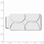 Sterling Silver Rhodium-plated Money Clip