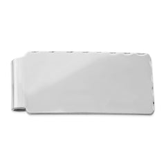 Sophia Jewelers Sterling Silver Rhodium-Plated Engravable Money Clip for Men