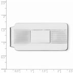 Sterling Silver Rhodium-plated Money Clip