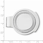 Sterling Silver Rhodium-plated Money Clip