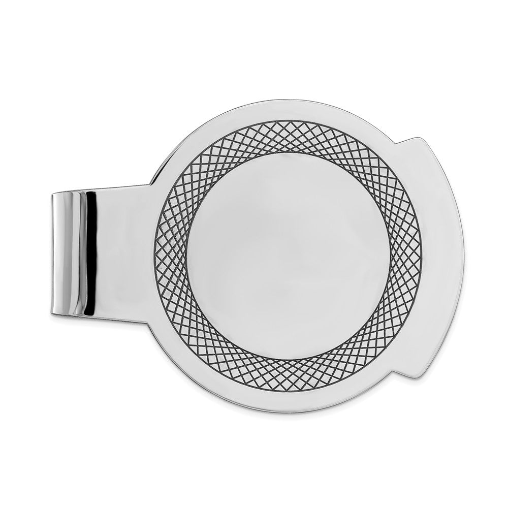 Sophia Jewelers Sterling Silver 925 Men's Money Clip with Polished Engravable Finish Main image