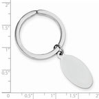 Sterling Silver Rhodium-plated Key Chain