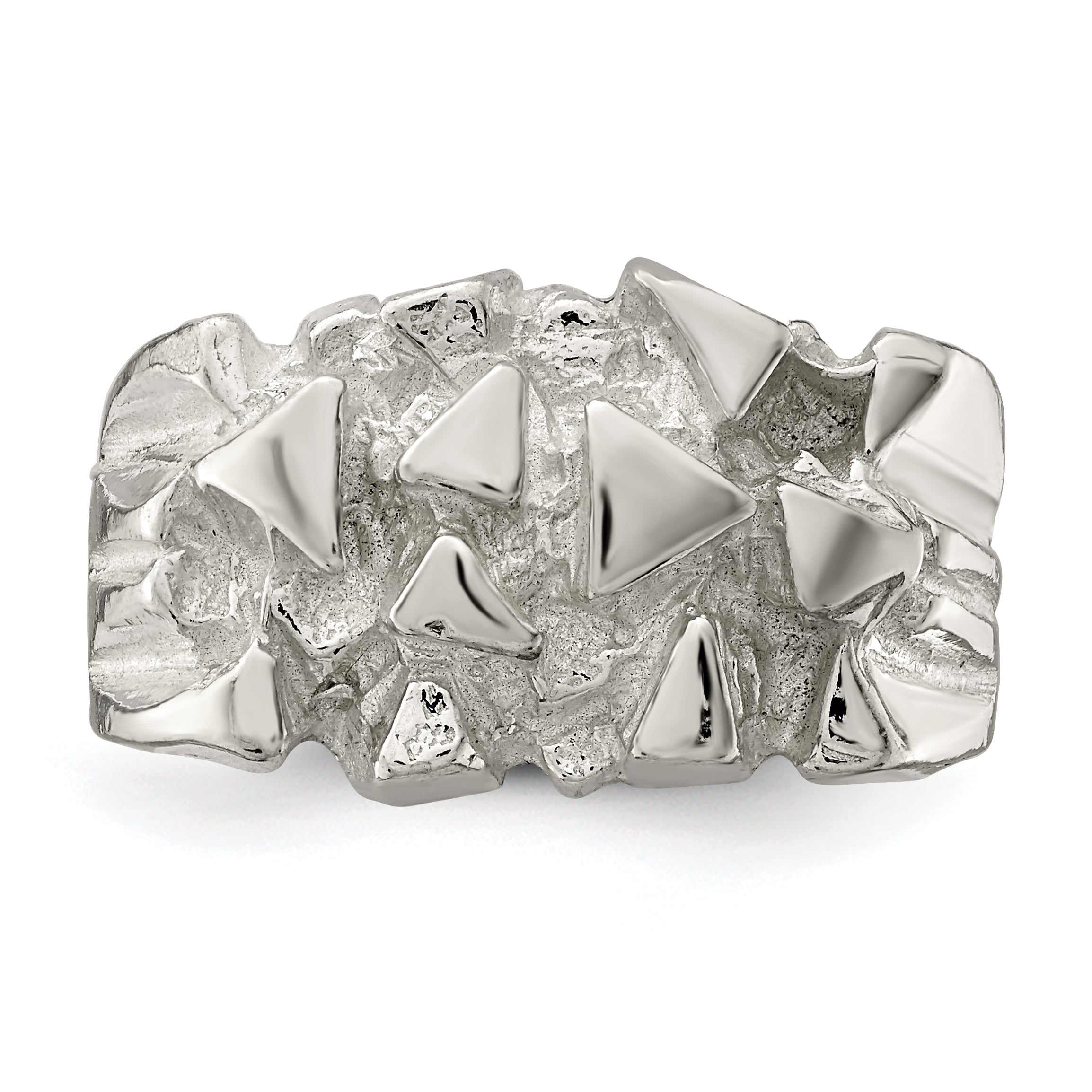 Sterling Silver Nugget Ring - 9
