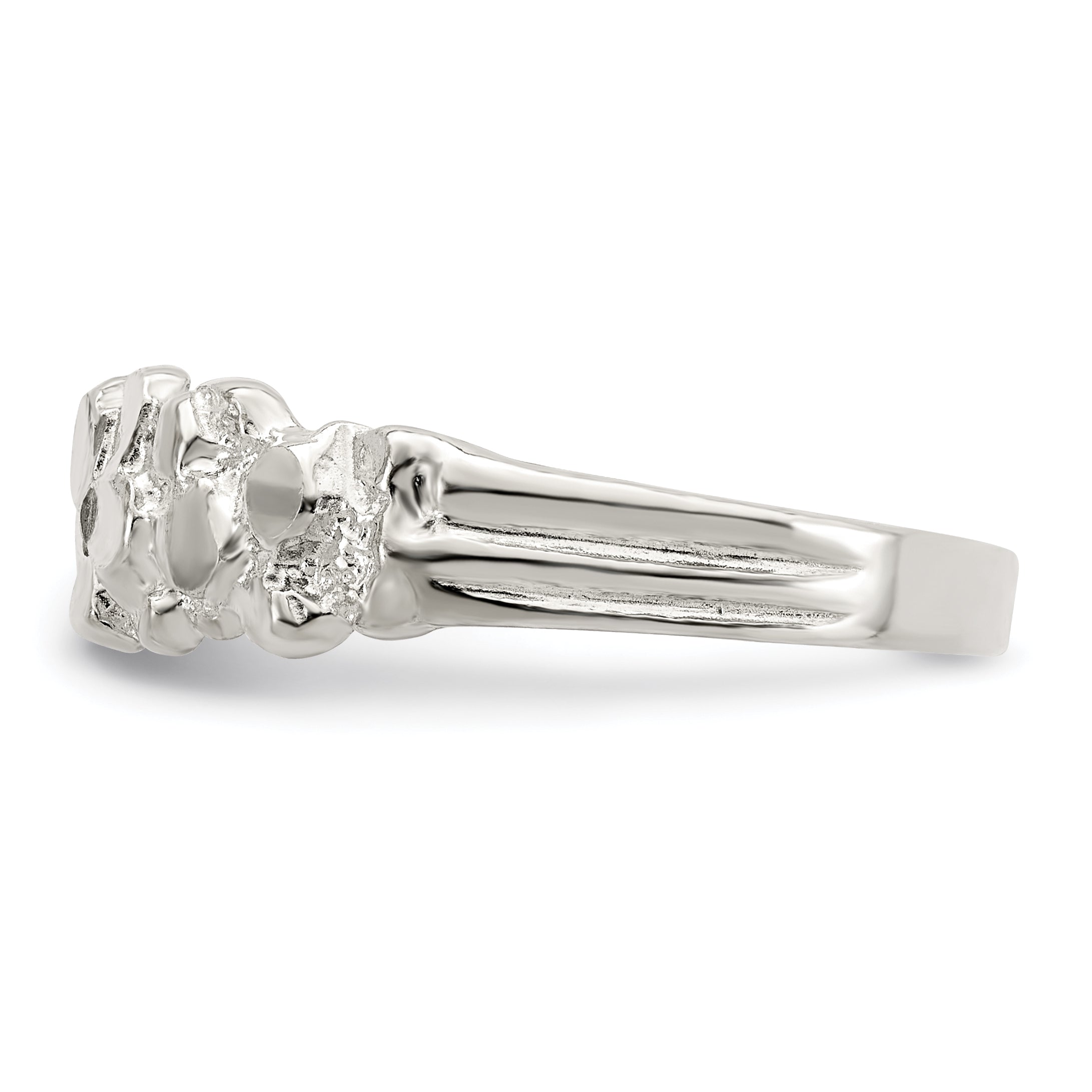Sterling Silver Nugget Ring - 6