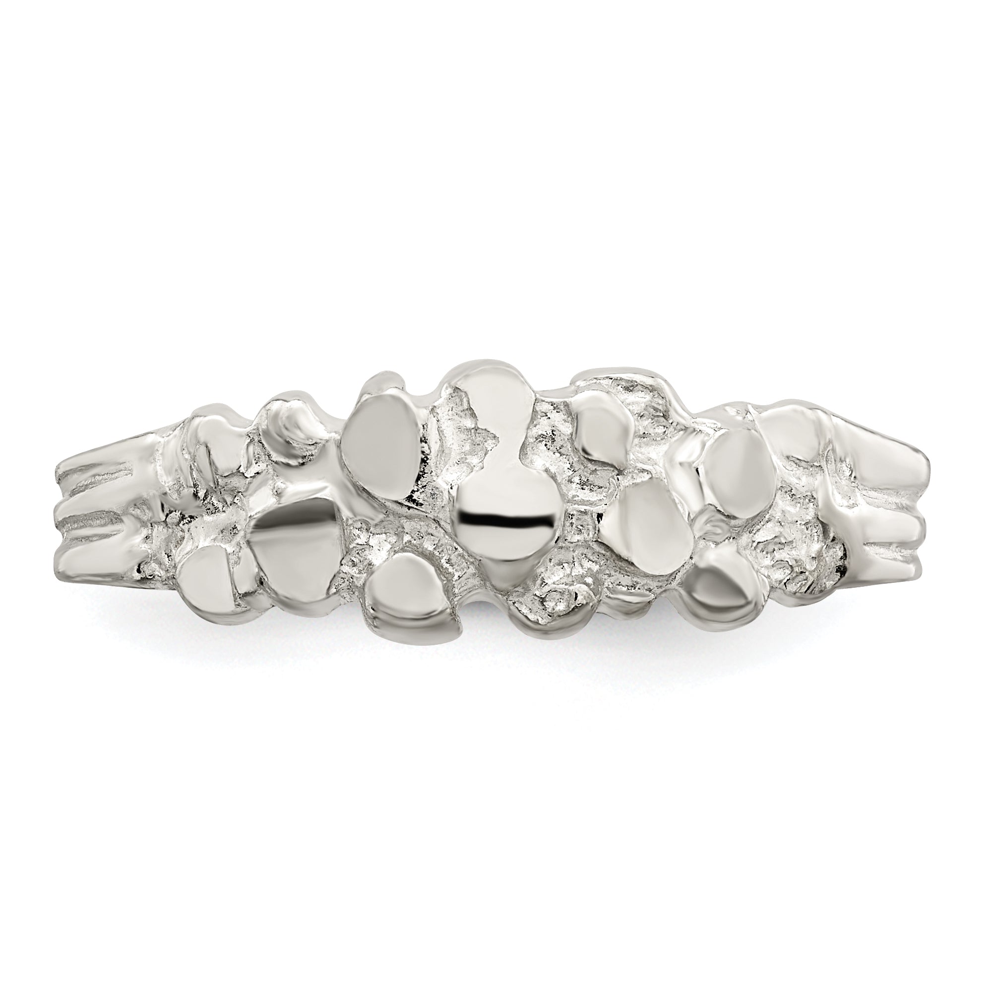 Sterling Silver Nugget Ring - 6