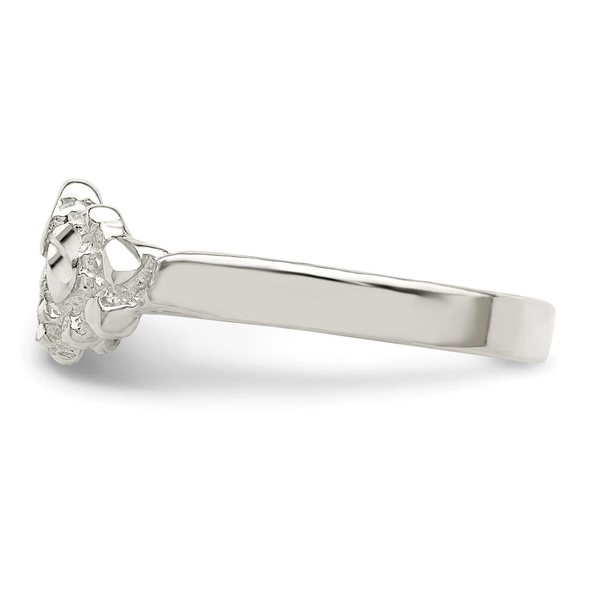 Sterling Silver Nugget Ring - 6