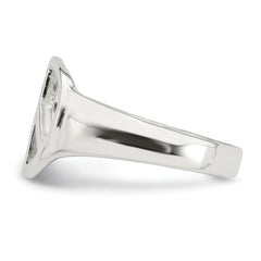 Sterling Silver Peace Sign Ring - 6
