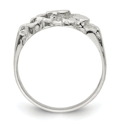 Sterling Silver Woman's Nugget Ring - 6