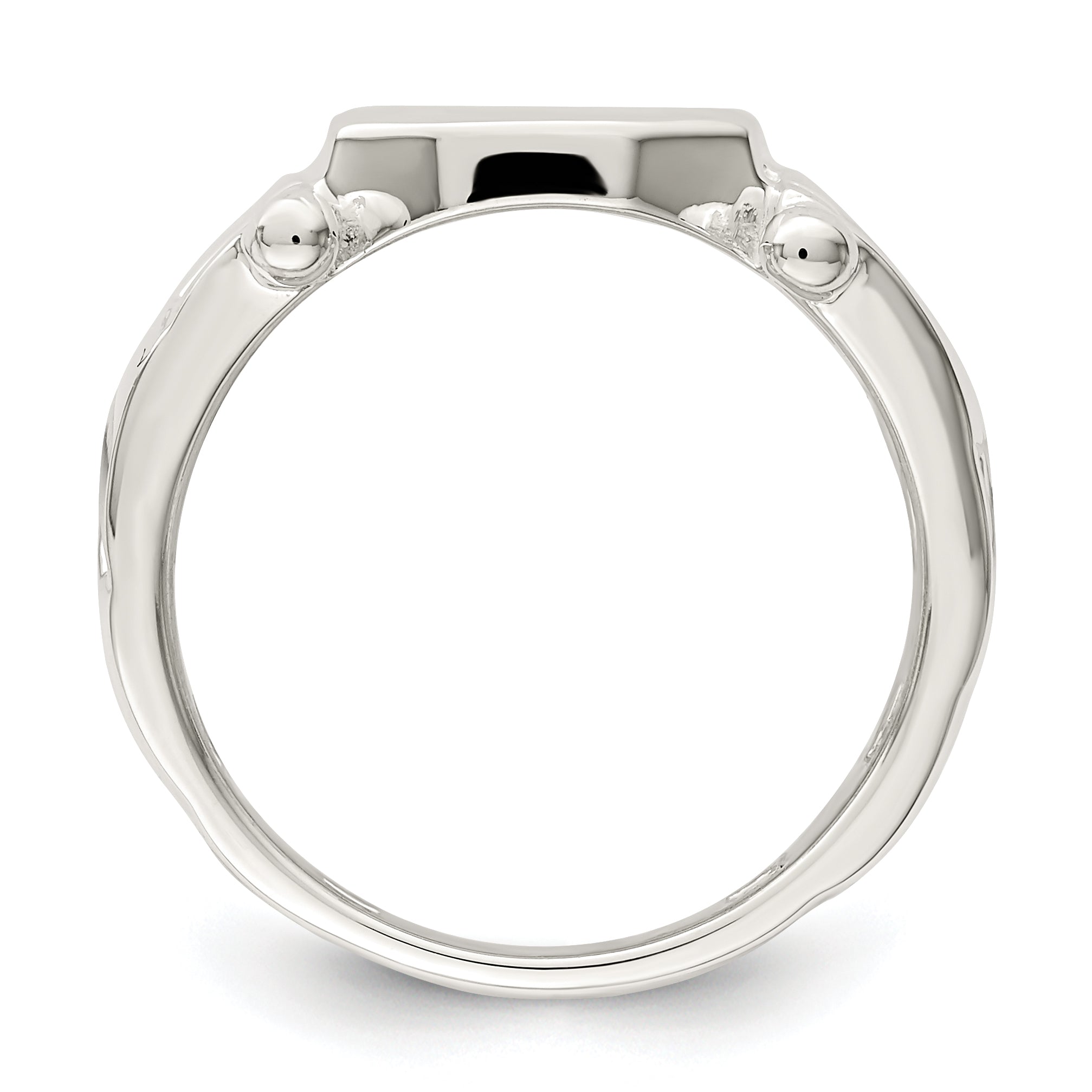 Sterling Silver Fancy Signet Ring