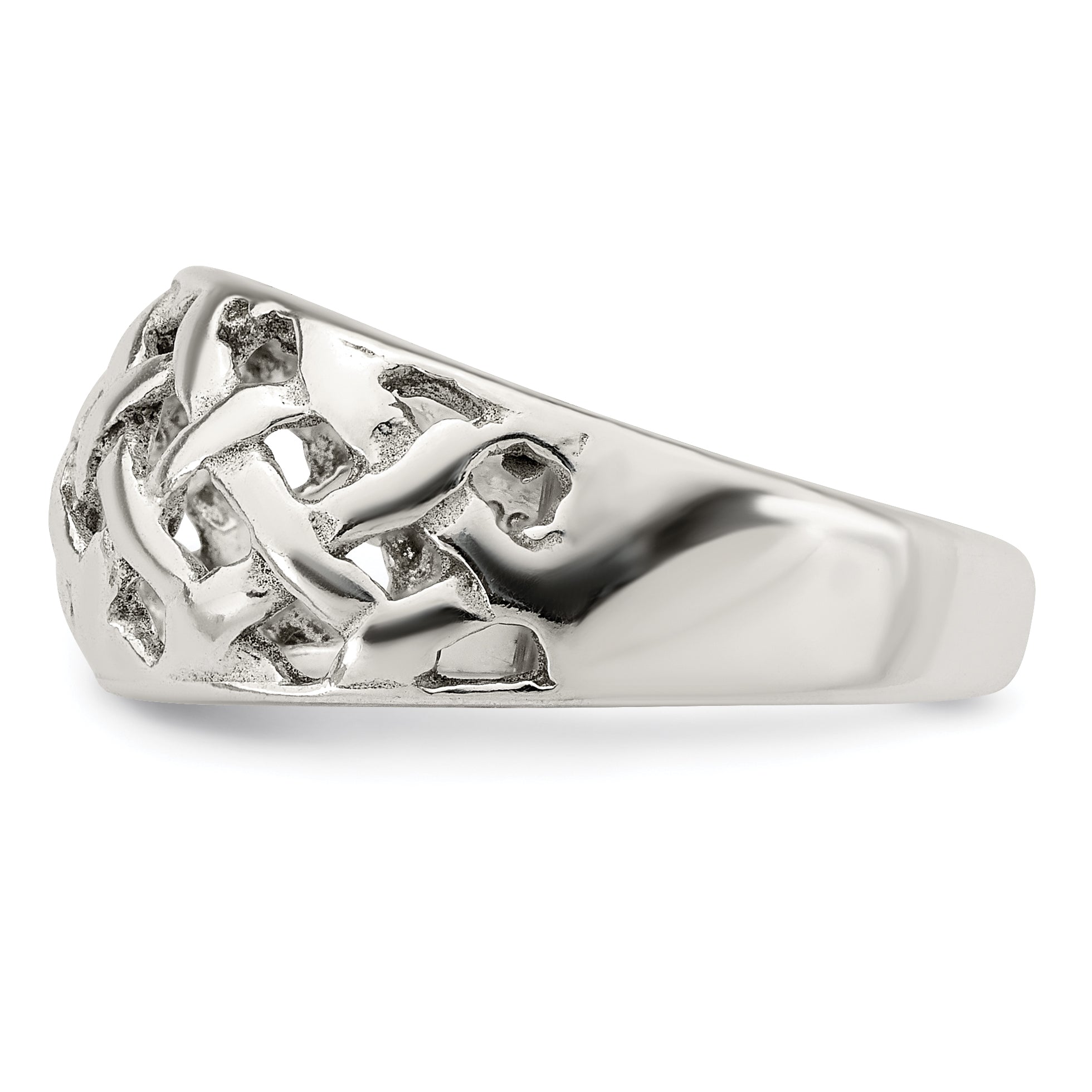 Sterling Silver Lattice Toe Ring