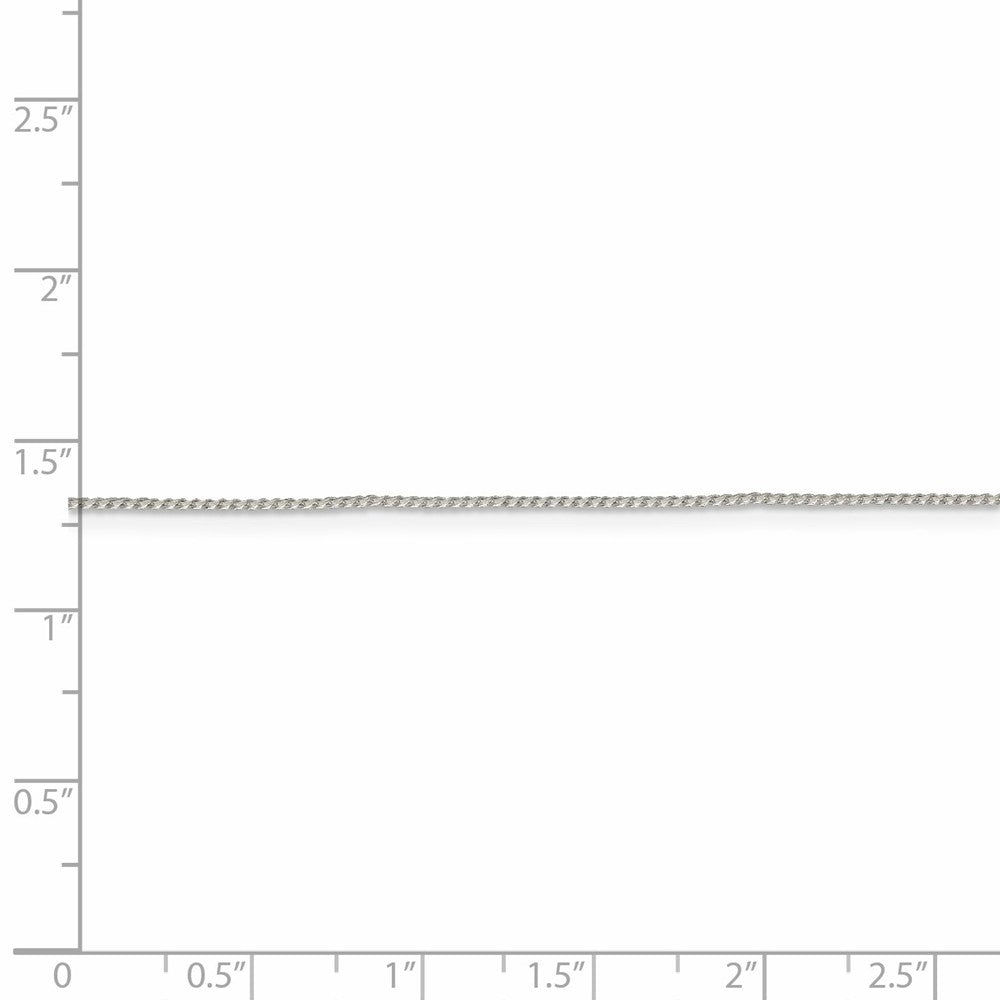 Sophia Jewelers Sterling Silver 18" Polished Franco Chain Necklace
