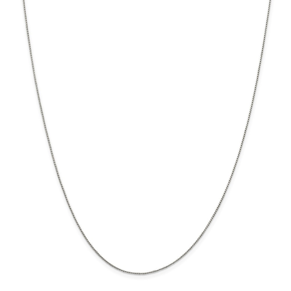 Sophia Jewelers Sterling Silver 18" Polished Franco Chain Necklace