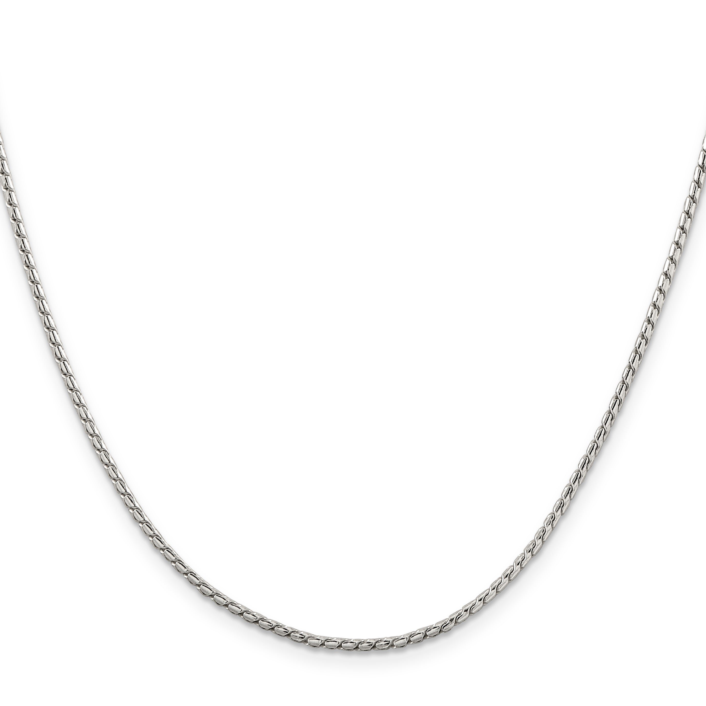 Sophia Jewelers Sterling Silver 925 Franco Chain Necklace Polished Elegance for Women