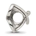 Sterling Silver 925 Kids Sunglasses Bead with Antiqued Finish
