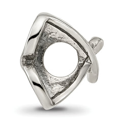 Sterling Silver 925 Kids Sunglasses Bead with Antiqued Finish