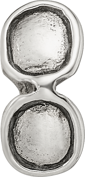 Sterling Silver 925 Kids Sunglasses Bead with Antiqued Finish