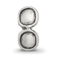 Sterling Silver 925 Kids Sunglasses Bead with Antiqued Finish