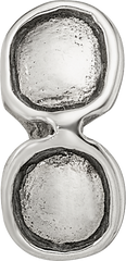 Sterling Silver 925 Kids Sunglasses Bead with Antiqued Finish