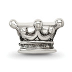 Sterling Silver 925 Kids Jester Hat Bead with Antiqued Finish Solid Craftsmanship