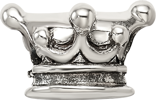 Sterling Silver 925 Kids Jester Hat Bead with Antiqued Finish Solid Craftsmanship