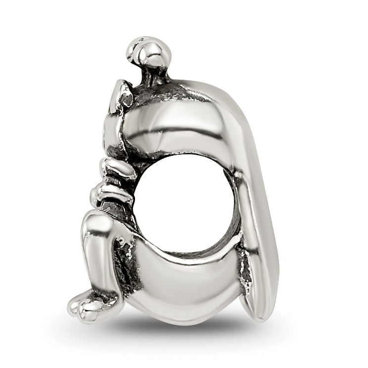 Sterling Silver 925 Antiqued Grasshopper Bead for Kids Durable Craftsmanship Secondary image