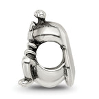 Sterling Silver 925 Antiqued Grasshopper Bead for Kids Durable Craftsmanship