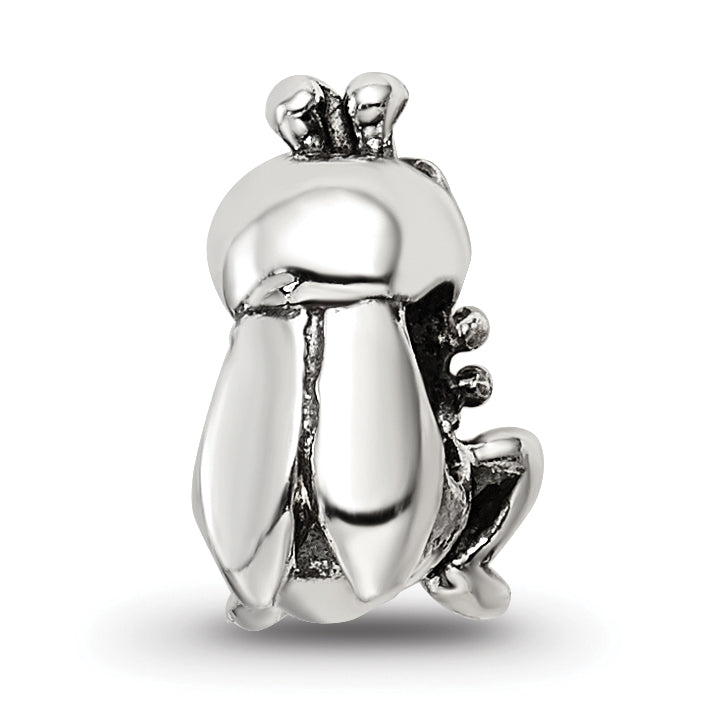 Sterling Silver 925 Antiqued Grasshopper Bead for Kids Durable Craftsmanship