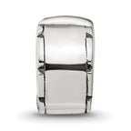 Sterling Silver 925 Hinged Clip Bead with Antiqued Finish Solid Gripper Design