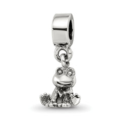 Kids Collection Sterling Silver Frog Dangle Reflections Bead