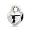 Sterling Silver Reflections Kids Heart Lock Bead