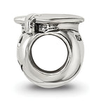 Sterling Silver 925 Kids Graduate Bead with Antiqued Finish Sophia Jewelers