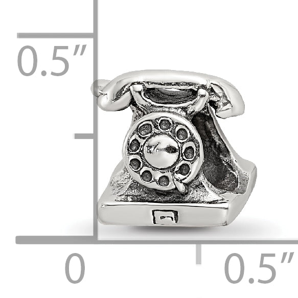 Sterling Silver Reflections Telephone Bead