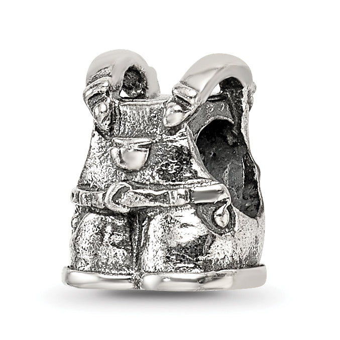 Sterling Silver Reflections Kids Overalls Bead Main image