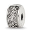 Sterling Silver Reflections Hinged Floral Clip Bead