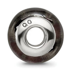 Sterling Silver 925 Hand-Blown Glass Bead with Antique Finish Elegant Design