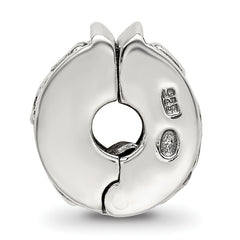 Sterling Silver Reflections Hinged Hearts Clip Bead