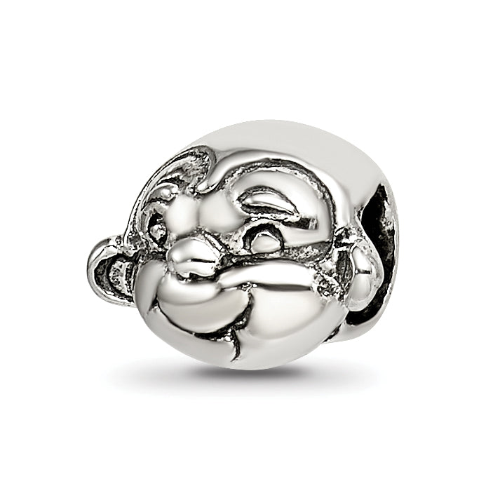 Sterling Silver Reflections Kids Monkey Bead Main image
