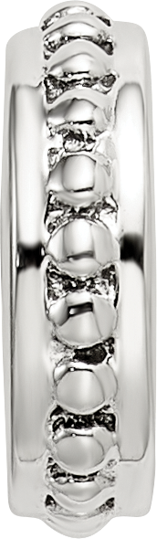 Sterling Silver 925 Spacer Bead with Antiqued Finish Solid and Casted